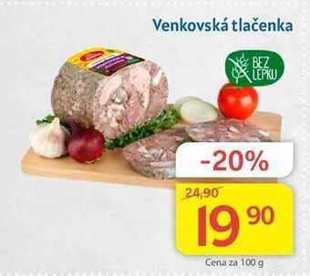 Kubík potraviny Krásno venkovská tlačenka 100 g nabídka