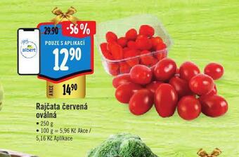 Albert Rajčata červená oválná nabídka