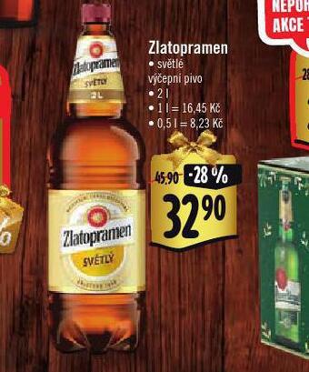 Albert Pivo zlatopramen nabídka