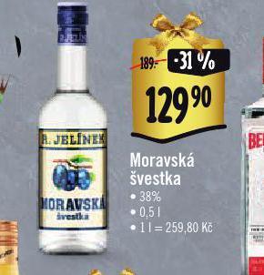 Albert Moravská švestka nabídka