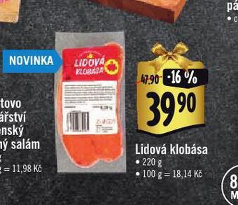 Albert Lidová klobása nabídka
