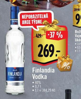 Albert Finlandia vodka nabídka