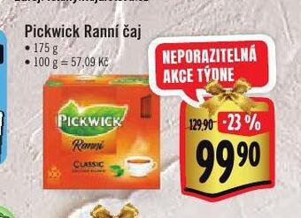 Albert Pickwick ranní čaj nabídka