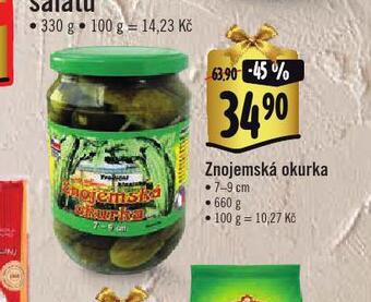 Albert Znojemská okurka nabídka