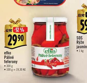 Albert Efko pálivé feferony nabídka