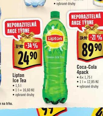 Albert Lipton ice tea nabídka