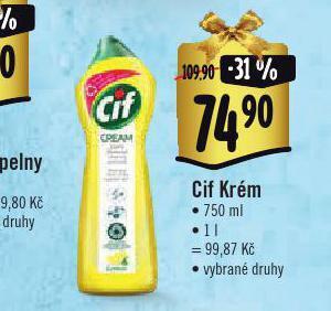 Albert Cif krém nabídka