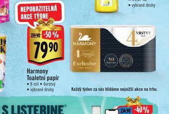Albert Harmony toaletní papír nabídka