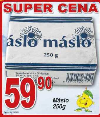 Hruška Milkpol máslo 250g nabídka