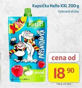 Kubík potraviny Hello kapsička xxl 200 g nabídka