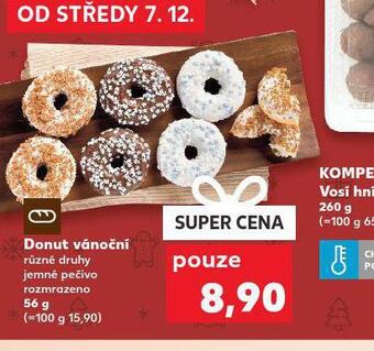 Kaufland Donut vánoční nabídka