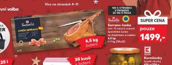 Kaufland Serrano šunka nabídka