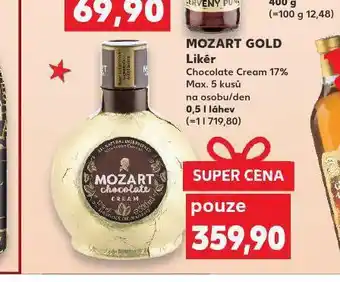 Kaufland Mozart gold likér nabídka