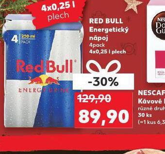 Kaufland Red bull energy drink nabídka