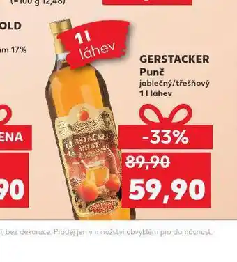 Kaufland Garstacker punč nabídka
