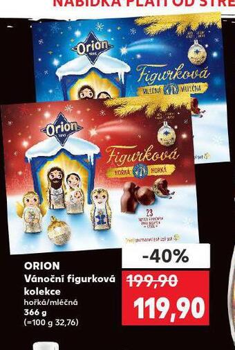 Kaufland Orion vánoční figurková kolekce nabídka