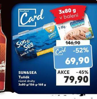 Kaufland Sun & sea tuňák nabídka