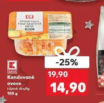 Kaufland Kandované ovoce nabídka