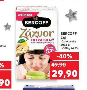 Kaufland Bercoff čaj nabídka