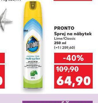 Kaufland Pronto sprej na nábytek nabídka