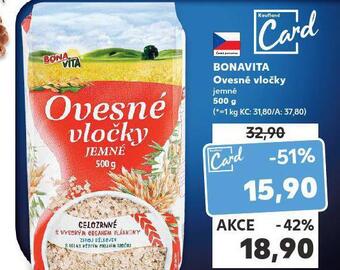 Kaufland Bonavita ovesné vločky nabídka