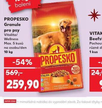 Kaufland Propesko granule pro psy nabídka