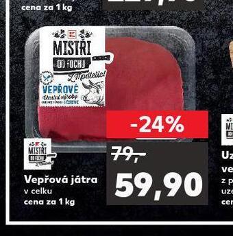 Kaufland Vepřová játra nabídka
