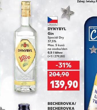 Kaufland Dynybyl gin nabídka