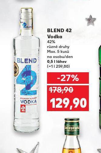 Kaufland Blend 42 vodka nabídka