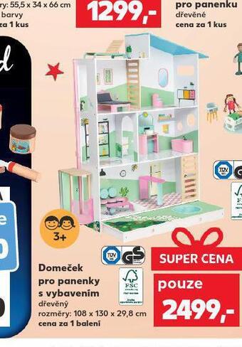 Domeček pro panenky s vybavením