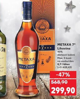 Kaufland Metaxa 7* nabídka