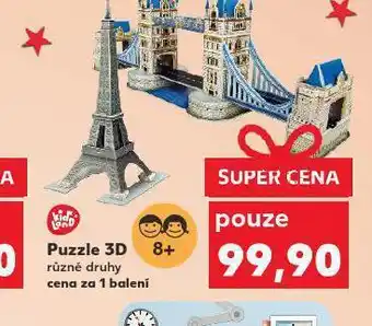 Kaufland Puzzle 3d nabídka