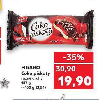 Kaufland Figaro čokopiškoty nabídka