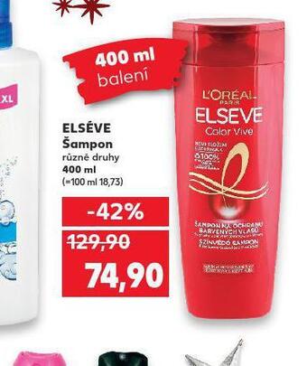 Kaufland Loreal elseve šampon nabídka