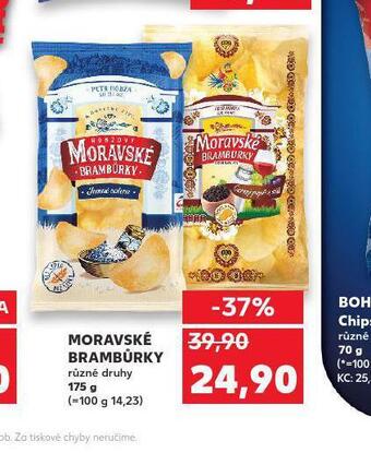 Kaufland Moravské brambůrky nabídka