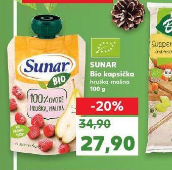 Kaufland Sunar bio kapsička nabídka