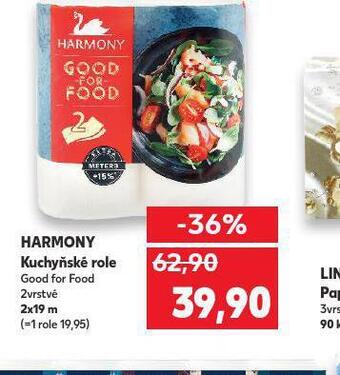 Kaufland Harmony kuchyňské utěrky nabídka