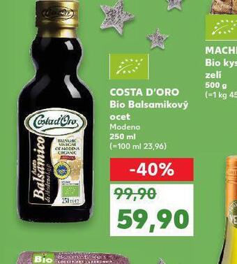 Kaufland Costa d´oro bio balsamikový ocet nabídka