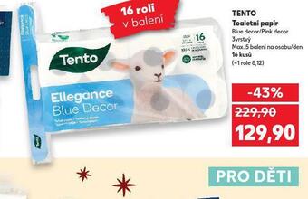 Kaufland Tento toaletní papír nabídka