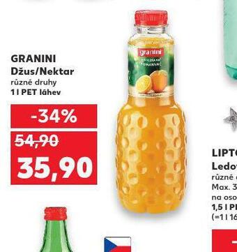 Kaufland Granini džus / nektar nabídka