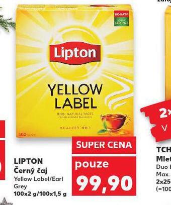 Kaufland Lipton černý čaj nabídka