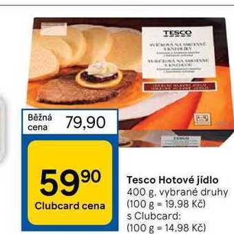 Tesco Tesco hotové jídlo 400 g nabídka