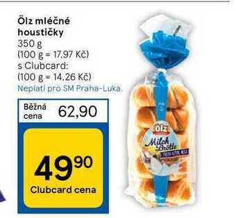 Tesco Ölz mléčné houstičky 350 g nabídka