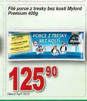 Mylord premium filé porce z tresky bez kostí 400g