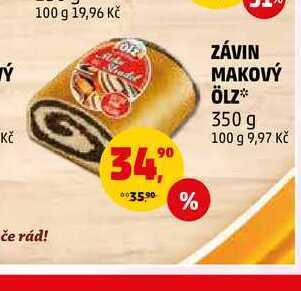 Penny Market Závin makový ölz, 350 g nabídka