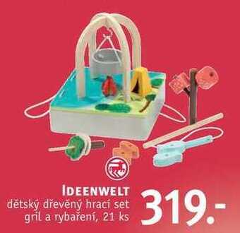 Rossmann Ideenwelt dětský dřevěný hrací set nabídka