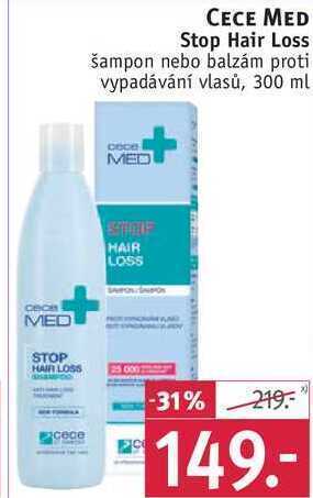 Rossmann Cece med stop hair loss šampon, 300 ml nabídka