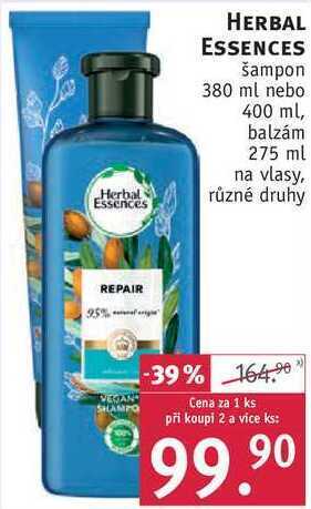 Rossmann Herbal essences šampon, 380 ml nebo 400 ml nabídka