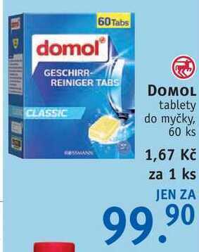 Rossmann Domol tablety do myčky, 60 ks nabídka