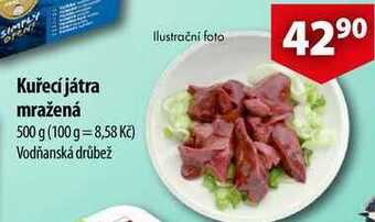 CBA Kuřecí játra, 500 g nabídka